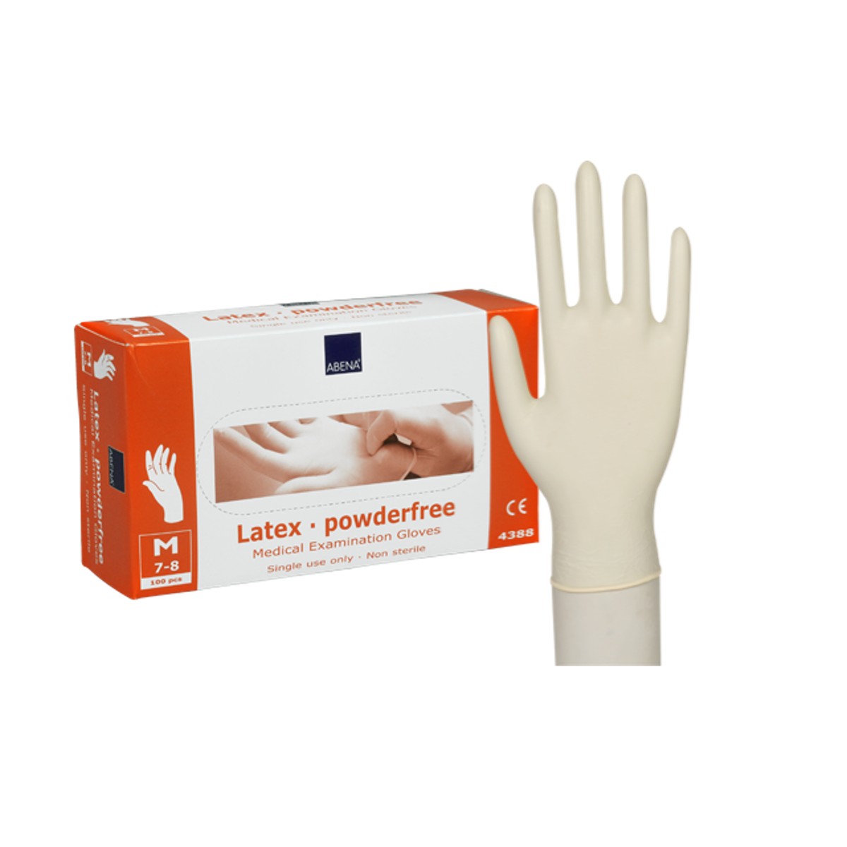 Zaščitne rokavice brez pudra iz lateksa