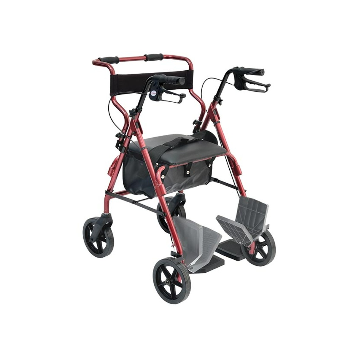 Invalidski voziček in rolator z zavoro
