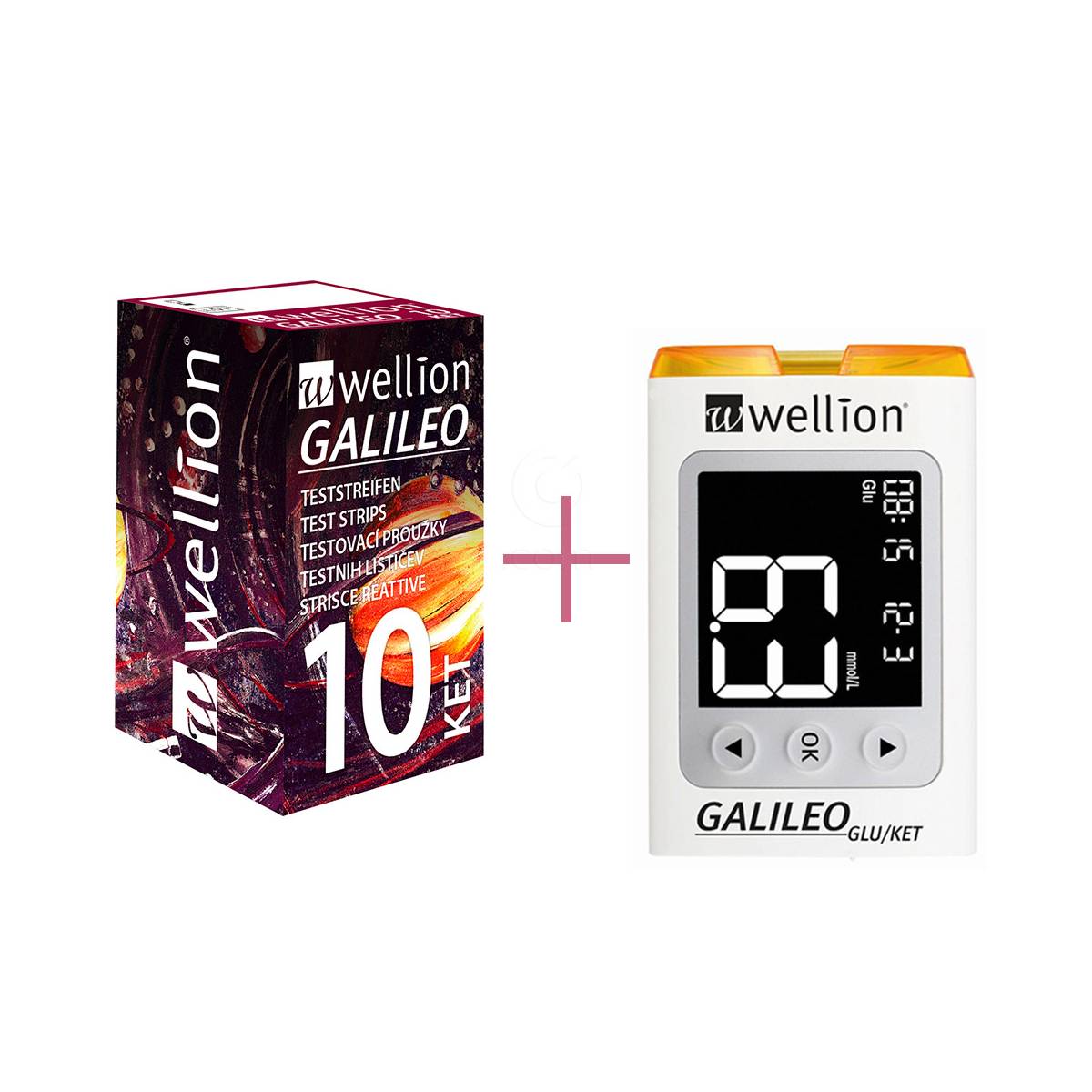 Merilni lističi za ketone – Wellion Galileo
